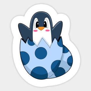 Penguin Egg Sticker